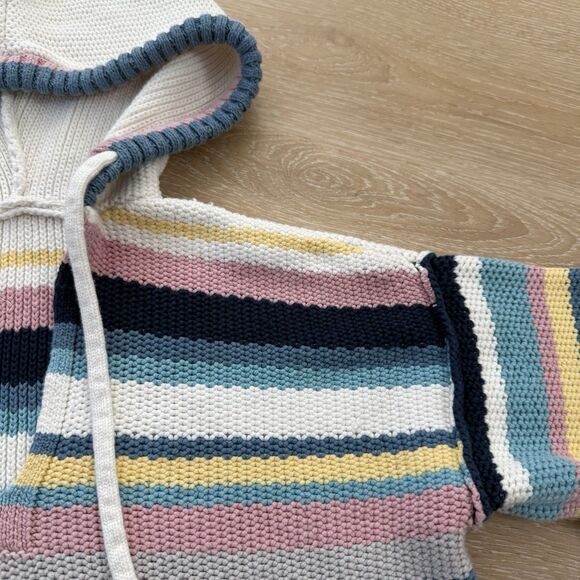 FRAME Striped Drop Shoulder Hooded Sweater MSRP $325 Sz XS—As Seen On TV - Picture 14 of 16